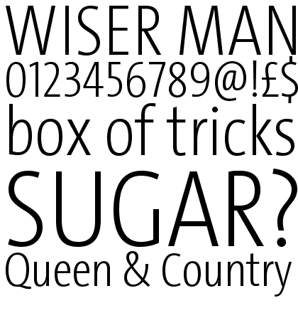 TheSans Condensed LF2 ExtraLight