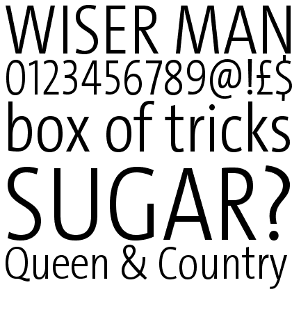 TheSans Condensed LF3 Light