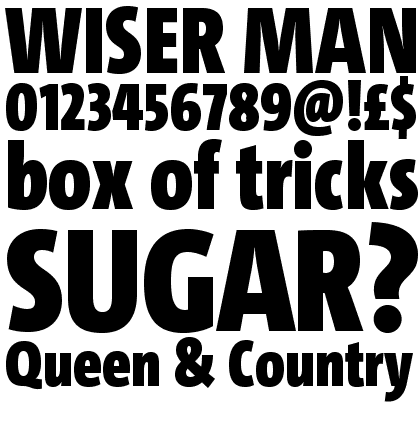 TheSans Condensed LF9 Black