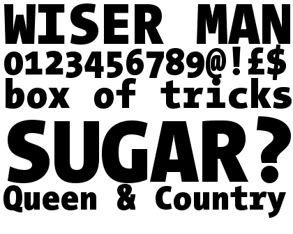 TheSans Mono Semi Condensed Black