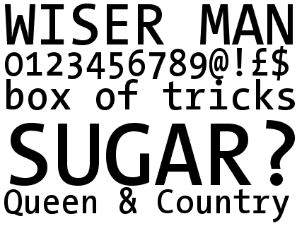 TheSans Mono Semi Condensed SemiBold