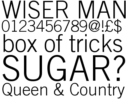 Trade Gothic&trade; Com Light