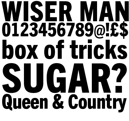 Trade Gothic Next&reg; Pro Condensed Heavy