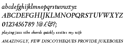 Winthorpe Semibold Italic